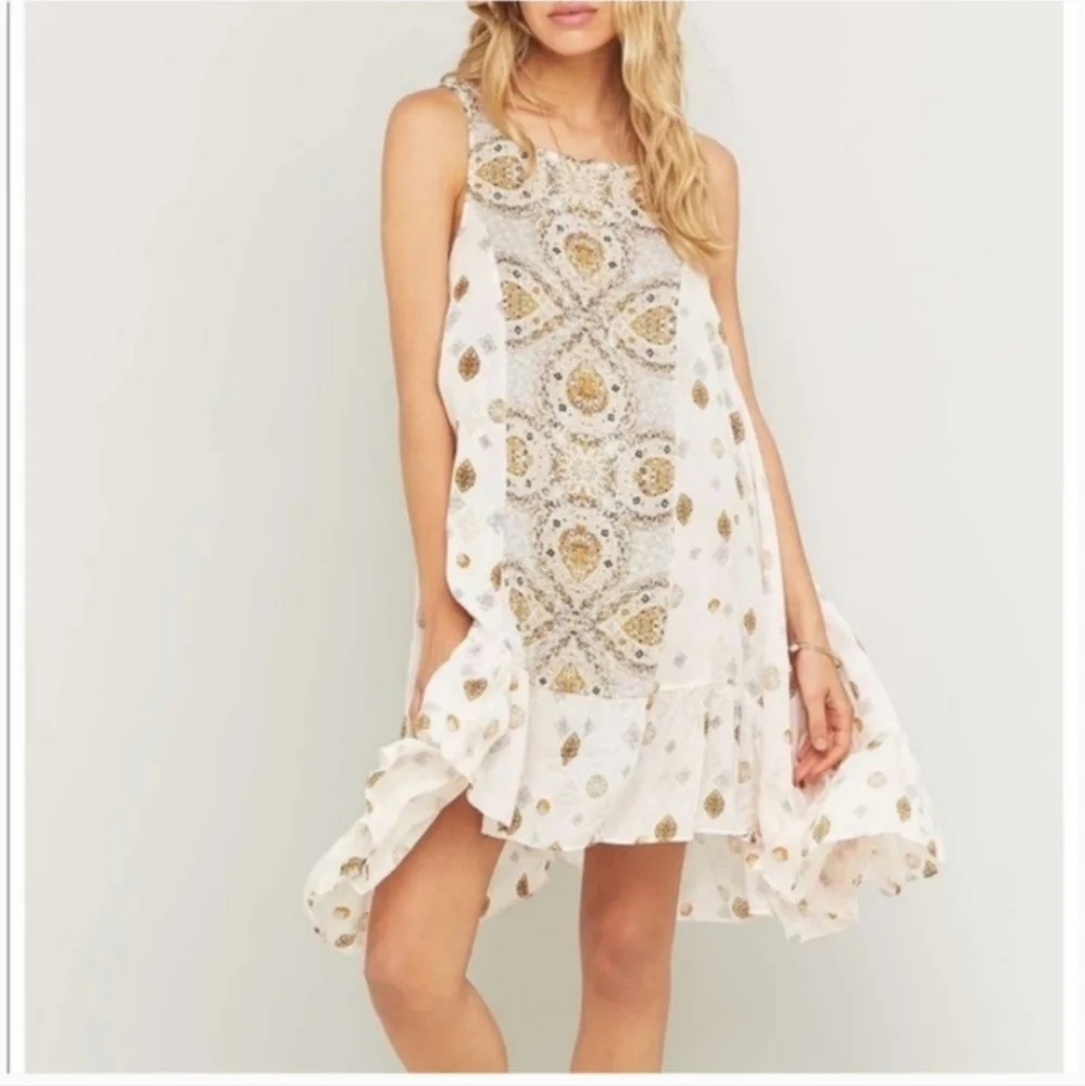 FFree People Annka Tea Combo Halter Sundress
